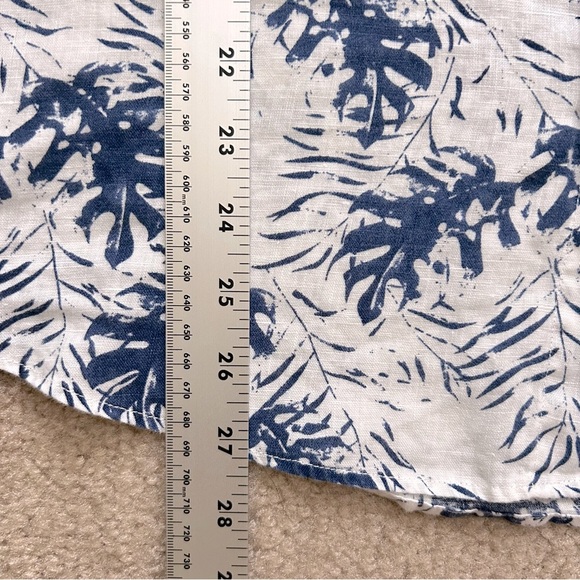 UNTUCKit Slim Fit Linen Short Sleeve Button Down Shirt - Picture 6 of 6